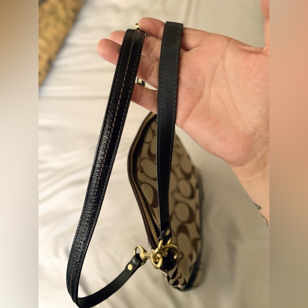 NWOT Coach 2-Way Signature Monogram Bag - Picture 7 of 9
